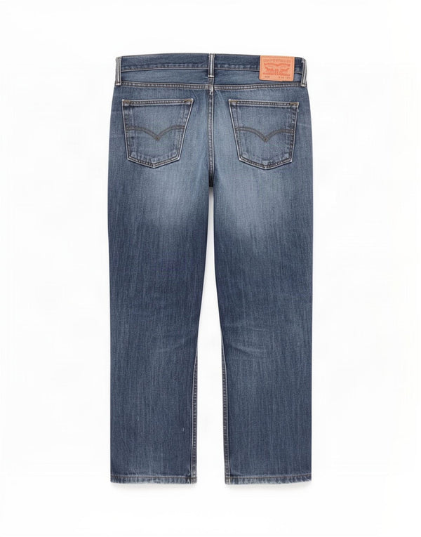 Мужские прямые джинсы Levi's 514 W34 L30, синий хлопок