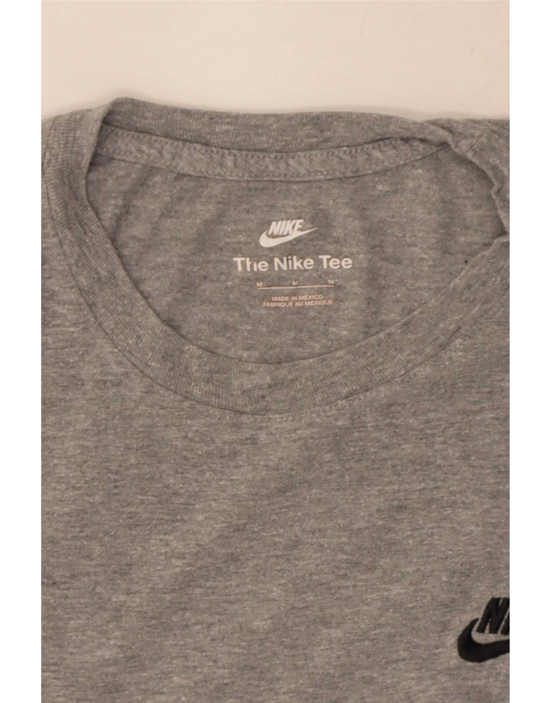 Мужская футболка Nike среднего размера, серая, в крапинку