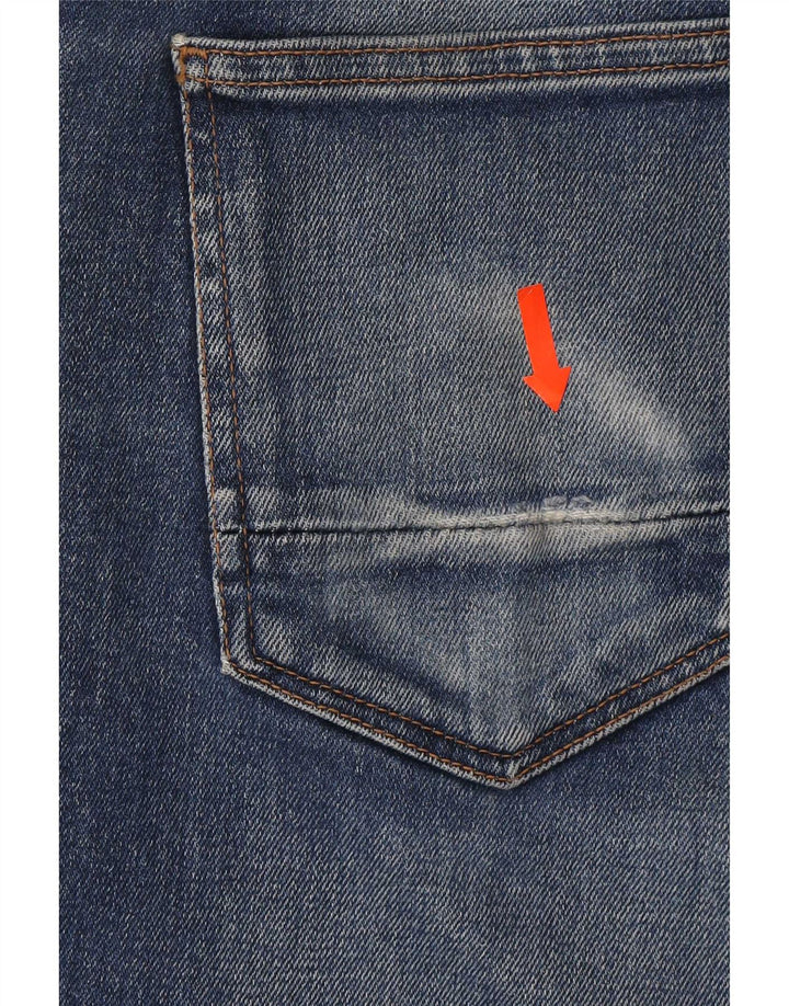 Джинсы мужские узкие Zara EU 42 большие W32 L30 синие