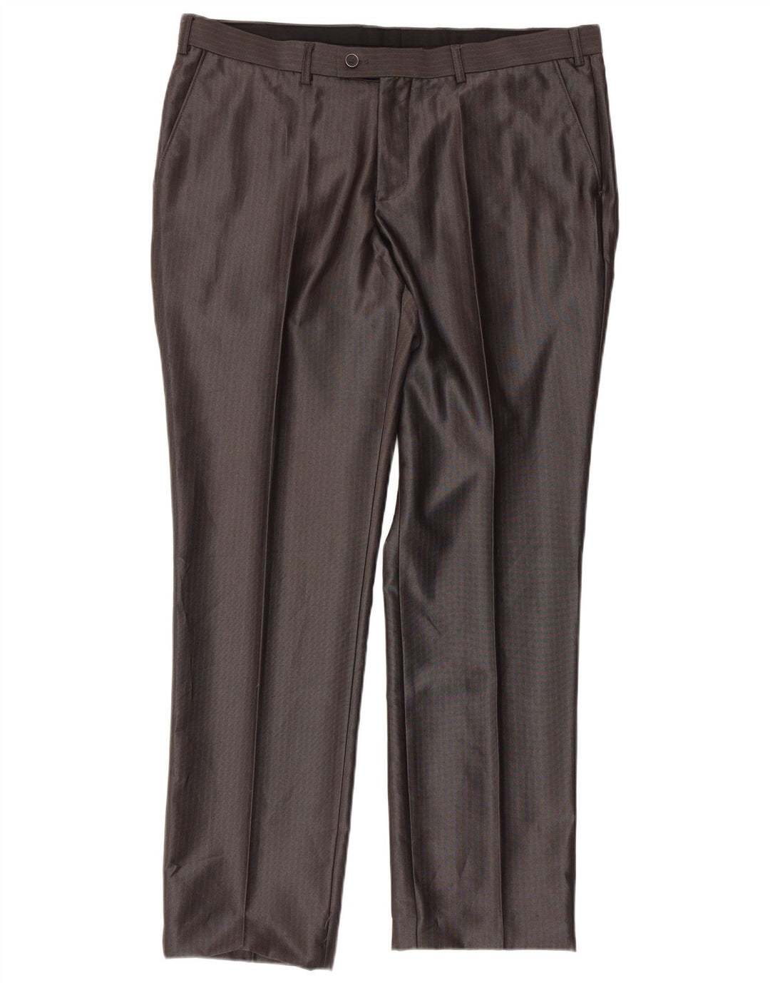 Мужской костюм-тройка Angelo Litrico EU 54 2XL W38 L30, серый классический в тонкую полоску