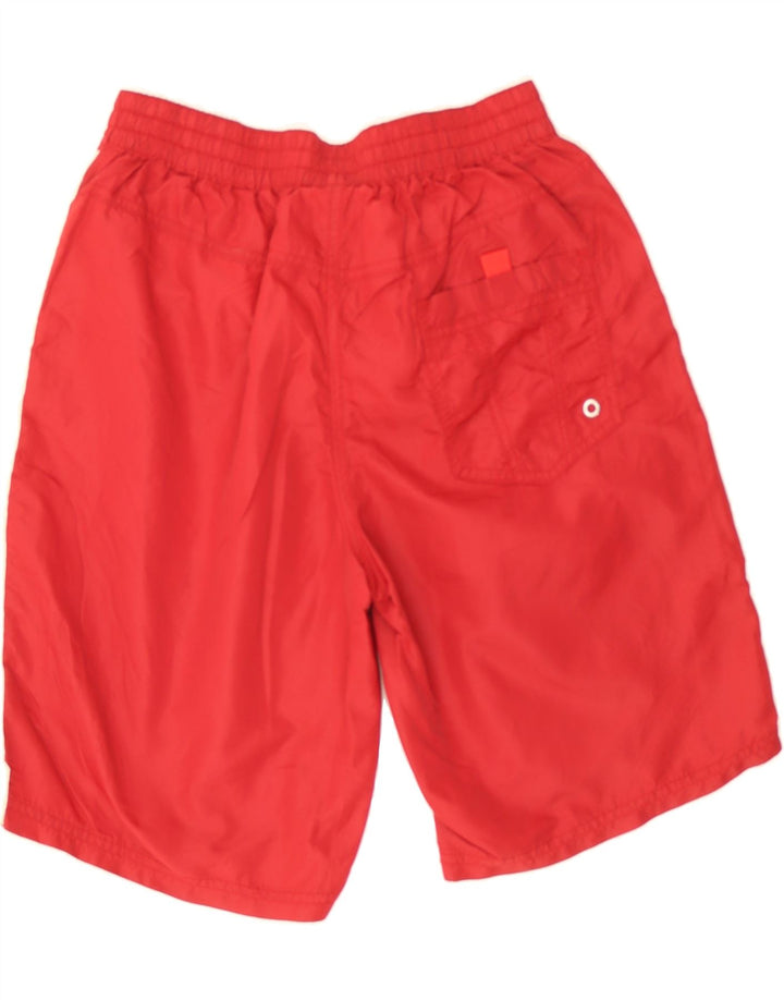 CHAMPION Mens Swimming Shorts Small  Red Colourblock Polyester Vintage Champion and Second-Hand Champion from Messina Hembry 