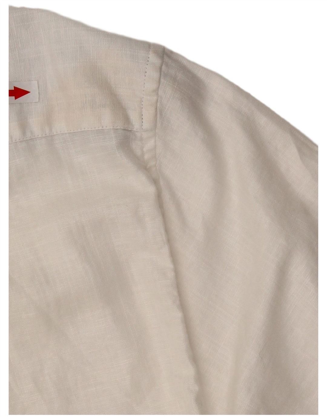 Мужская рубашка с коротким рукавом TED BAKER, размер 5 XL, белая льняная ткань