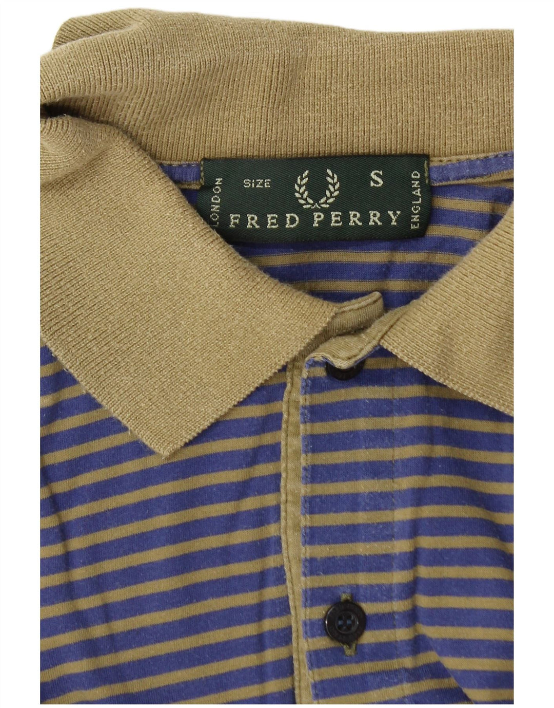 Мужская рубашка-поло Fred Perry, маленькая темно-синяя в тонкую полоску