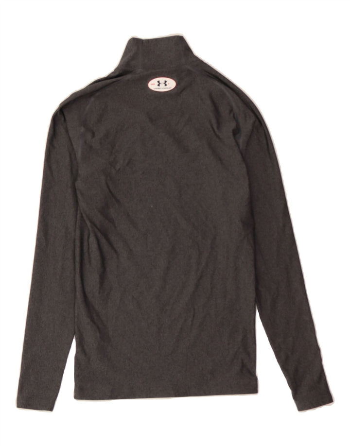 UNDER ARMOUR Mens Top Long Sleeve Medium Grey Polyester Vintage Under Armour and Second-Hand Under Armour from Messina Hembry 