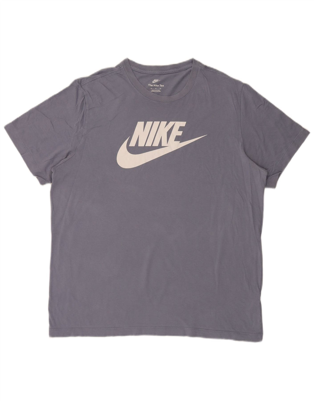 Мужская футболка с рисунком Nike Top XL, синяя, хлопок