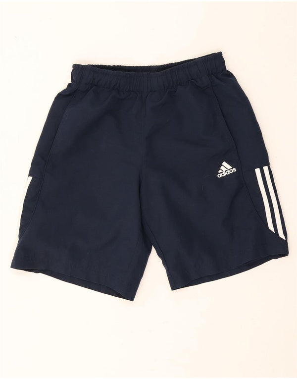 Мужские спортивные шорты Adidas Climalite, маленькие, темно-синие, полиэстер