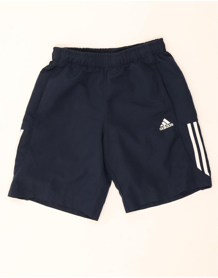 Мужские спортивные шорты Adidas Climalite, маленькие, темно-синие, полиэстер