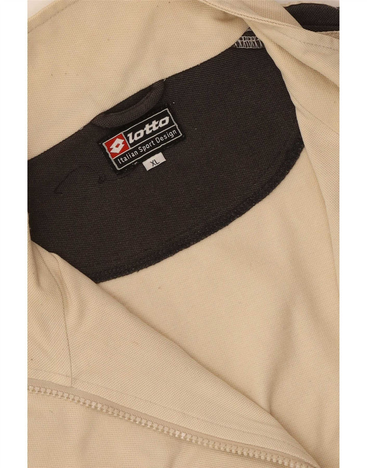 Lotto Мужской спортивный костюм Top Jacket XL Бежевый с цветными блоками