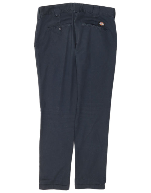 Мужские брюки-чиносы Dickies Slim Fit W34 L32 темно-синие из полиэстера