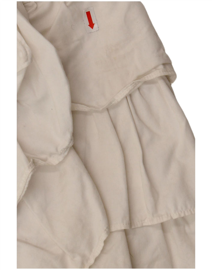Женская многоярусная юбка Zara XS W24 белая