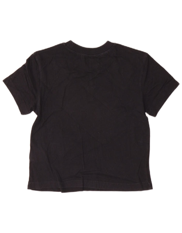 Женская футболка с рисунком Vans Top UK 10, маленькая, черный хлопок