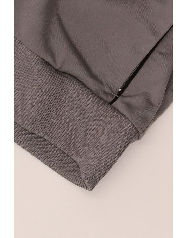 Мужская спортивная куртка PUMA XL, серый полиэстер с цветными блоками