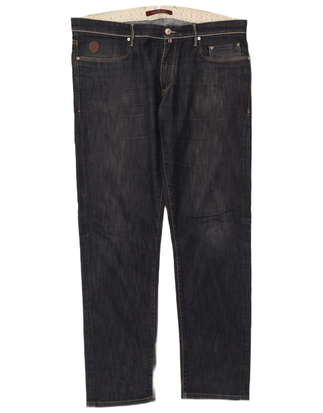 TRUSSARDI Женские прямые джинсы IT 56 3XL W40 L34 Темно-синие