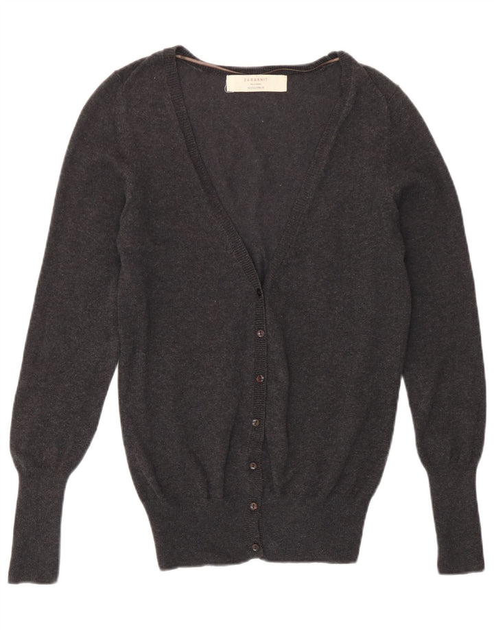 Женский кардиган Zara UK 10, маленький серый