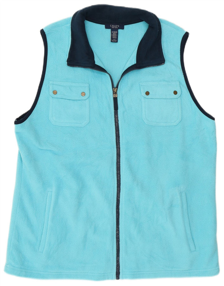 Женский флисовый жилет Chaps UK 18 XL, синий полиэстер