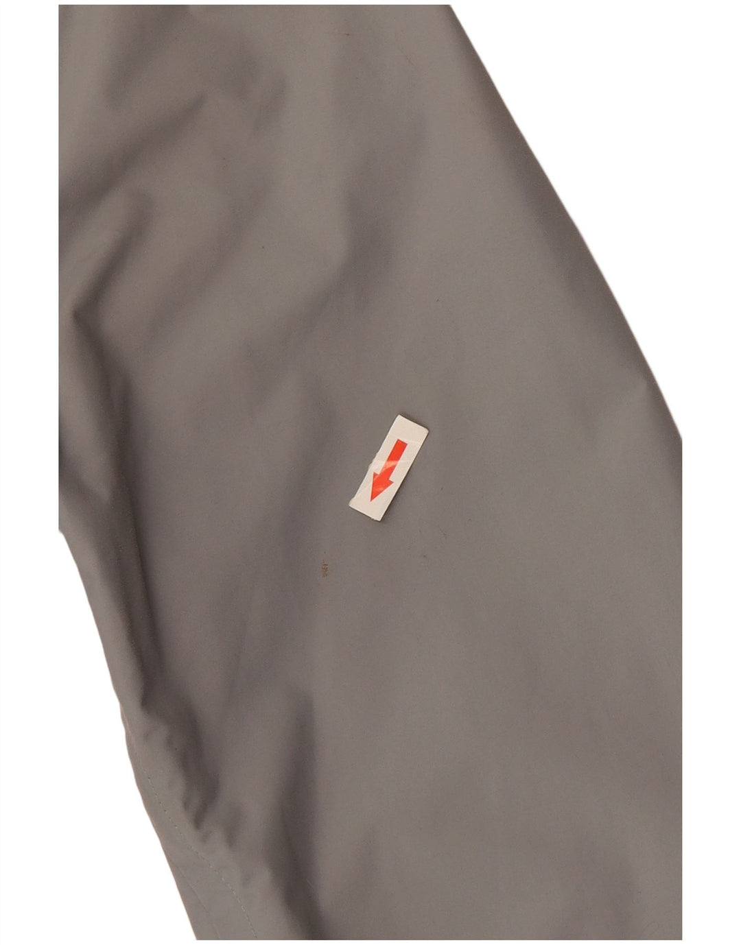 Женская дождевик с капюшоном Hugo Boss UK 16, большой серый нейлон с цветными блоками