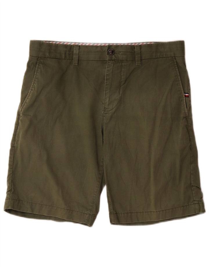 Мужские шорты чинос Tommy Hilfiger W30, средний цвет хаки, хлопок