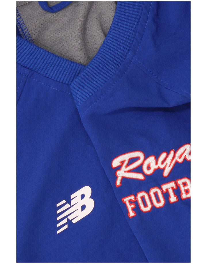 Женский пуловер с короткими рукавами New Balance, топ UK 20 2XL, синий