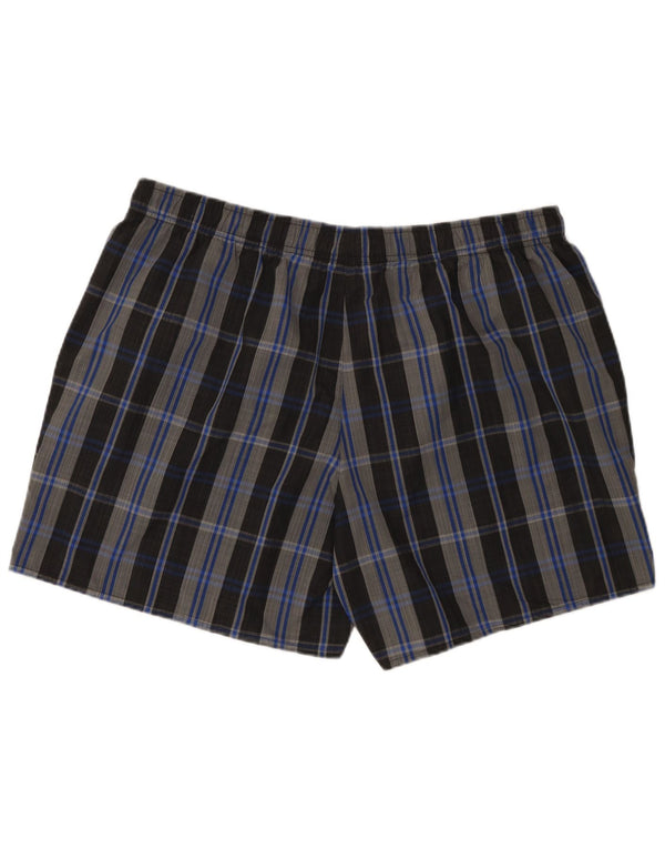 Adidas Mens Swimming Shorts 2XL  Grey Check Polyester