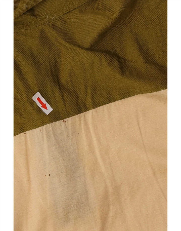 Винтажная мужская рубашка поло IT 50 Medium Beige Colourblock