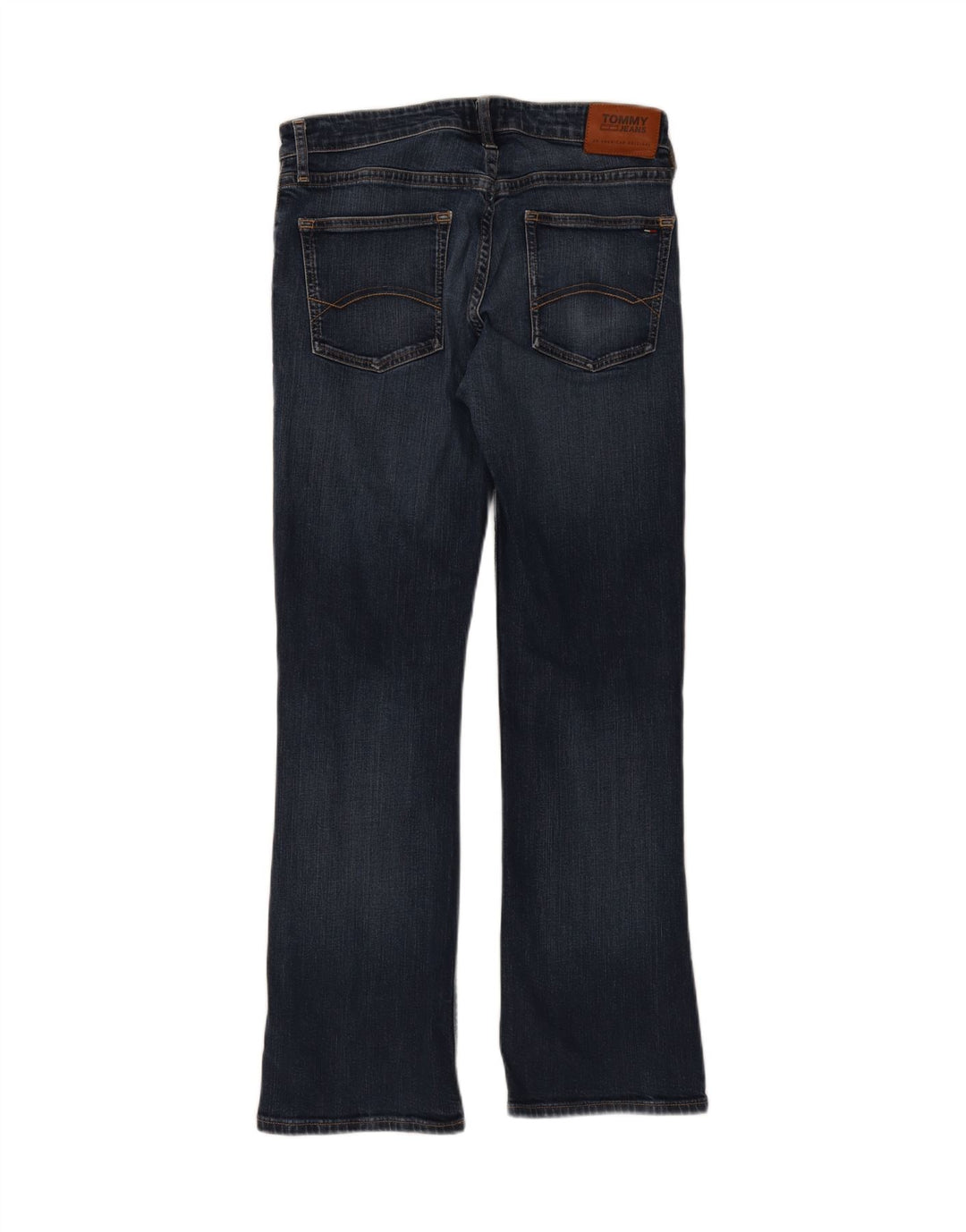 TOMMY HILFIGER Womens Bootcut Jeans W34 L32 Blue Cotton