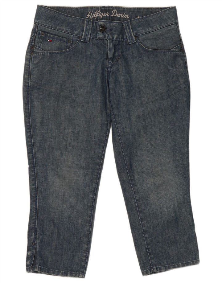 Женские джинсы-капри Tommy Hilfiger W28 L21 синие, хлопок
