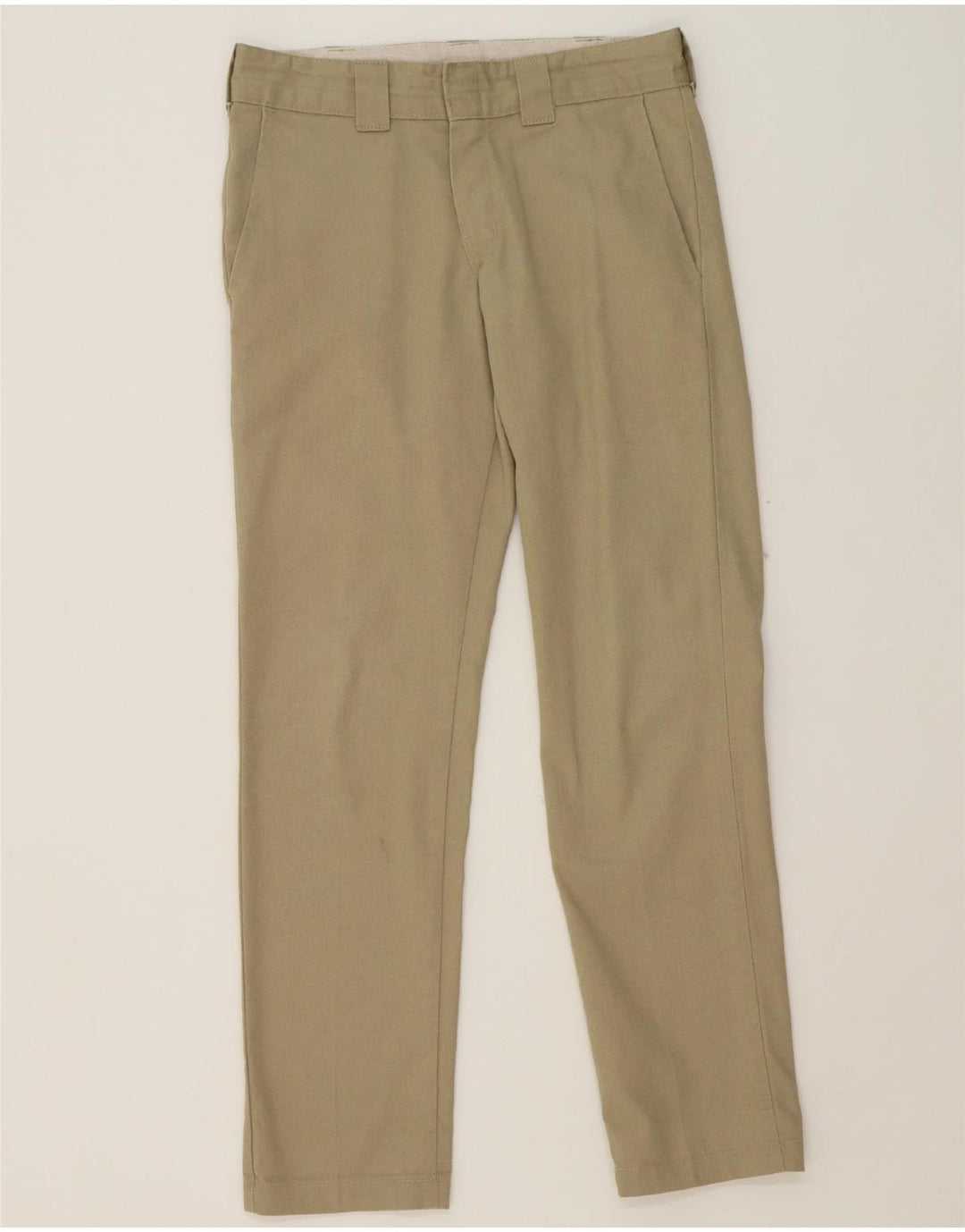DICKIES Mens Slim Tapered Cargo Trousers W33 L31 Beige Polyester Vintage Dickies and Second-Hand Dickies from Messina Hembry 