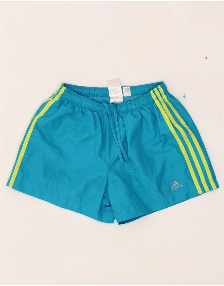 ADIDAS Boys Sport Shorts 11-12 Years Blue Polyester Vintage Adidas and Second-Hand Adidas from Messina Hembry 
