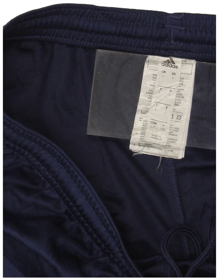 Женские спортивные шорты Adidas Aeroready UK 14, большие темно-синие, полиэстер