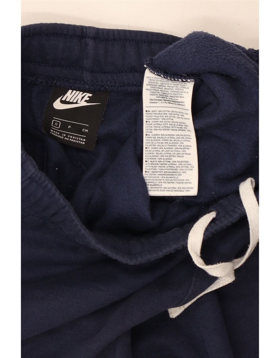 Мужские спортивные брюки Nike, маленькие темно-синие хлопковые брюки для бега