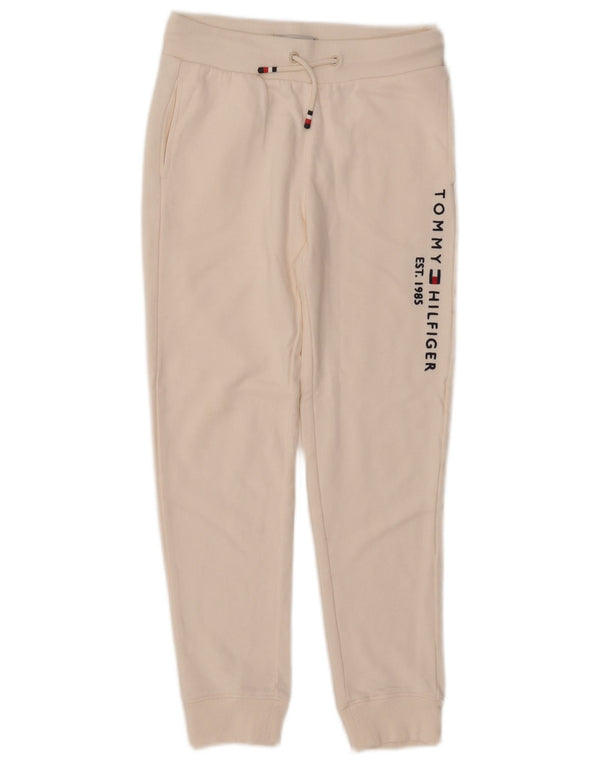 TOMMY HILFIGER Спортивный костюм для девочек Брюки Джоггеры 9–10 лет Off White