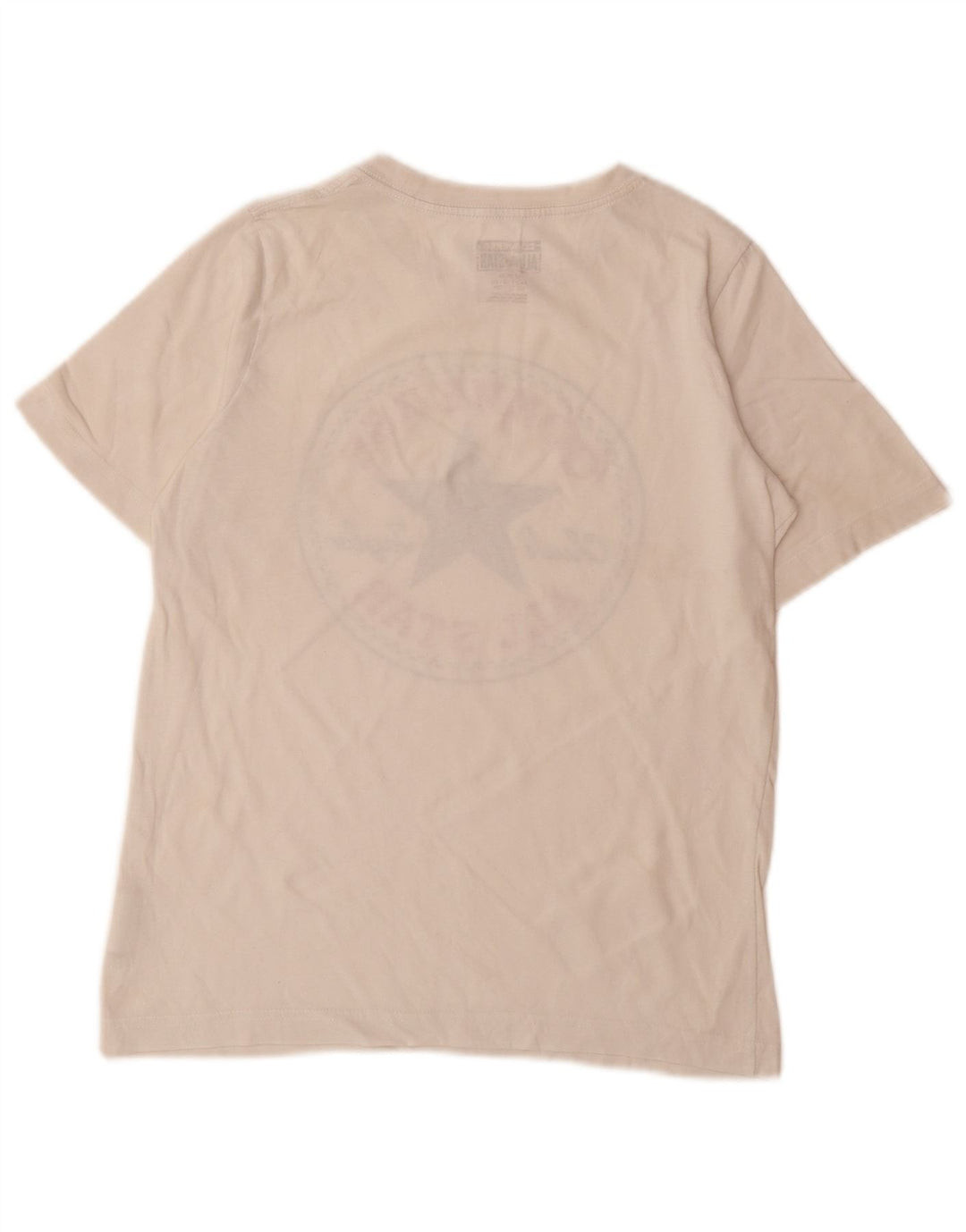 Футболка CONVERSE с рисунком для мальчиков, топ 10–11 лет, средний размер, белый хлопок, хлопок