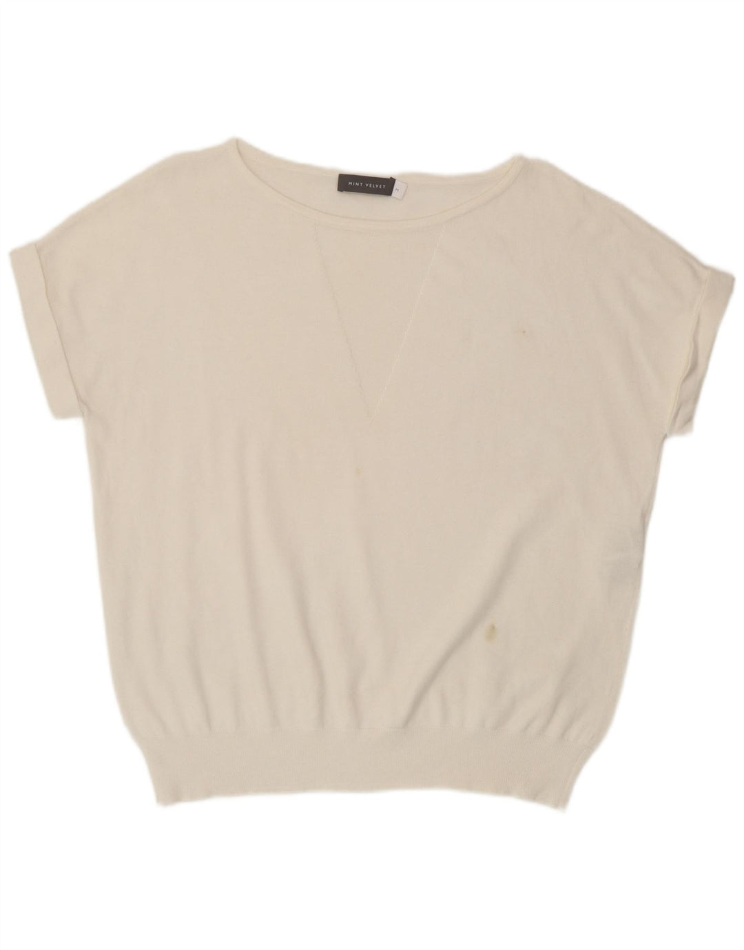Женская блузка свободного кроя MINT VELVET UK 12, средний белый полиамид