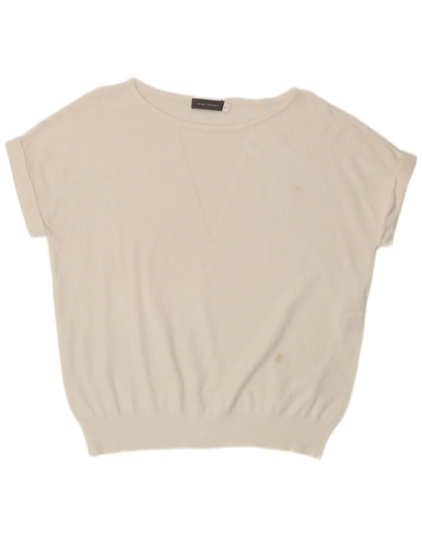 Женская блузка свободного кроя MINT VELVET UK 12, средний белый полиамид