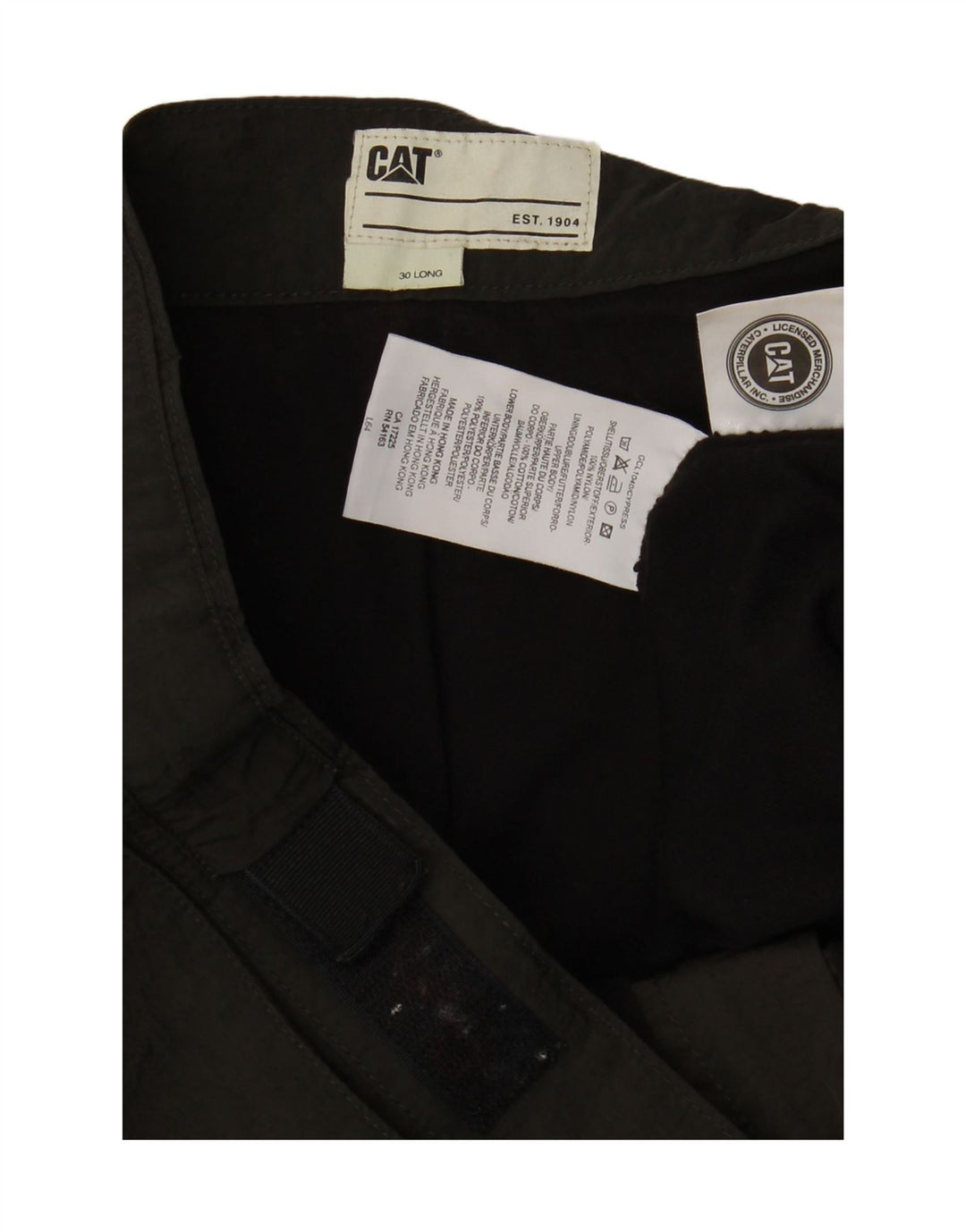 Мужские прямые брюки карго CAT W30 L32, хаки, нейлон