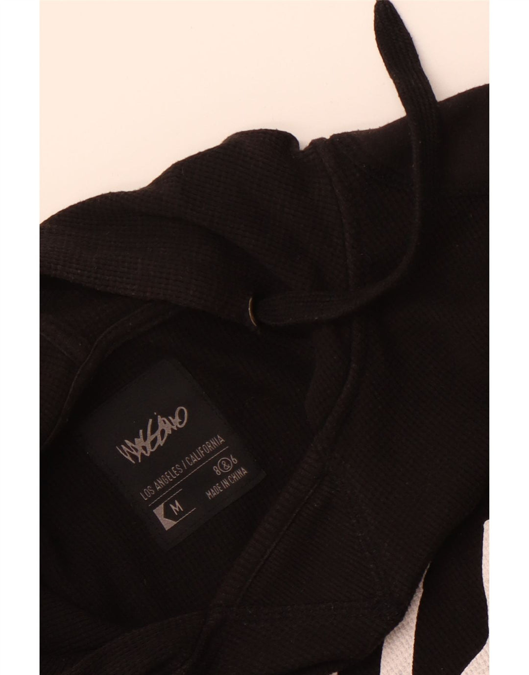 Мужской топ с капюшоном и графикой Mossimo, средний черный, с длинными рукавами