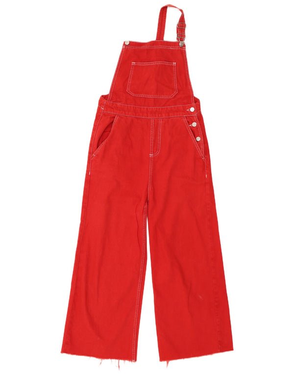 Женские укороченные комбинезоны Topshop UK 8 Small W26 L24 Красный хлопок