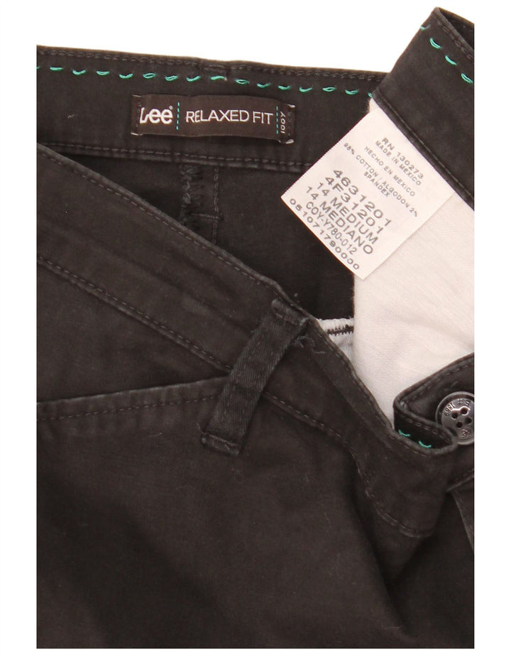 Lee Womens US14 W36 L31 Черный хлопок