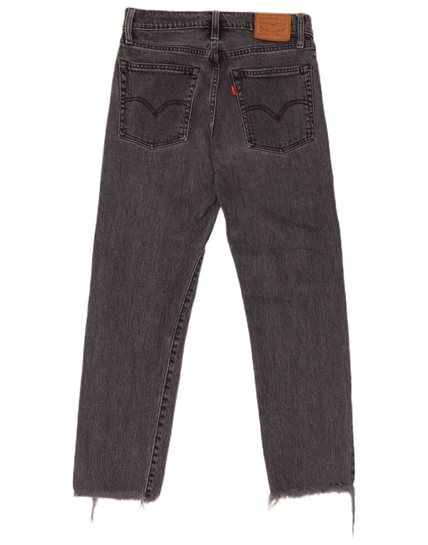 Женские прямые джинсы Levi's W27 L26, серые, хлопок