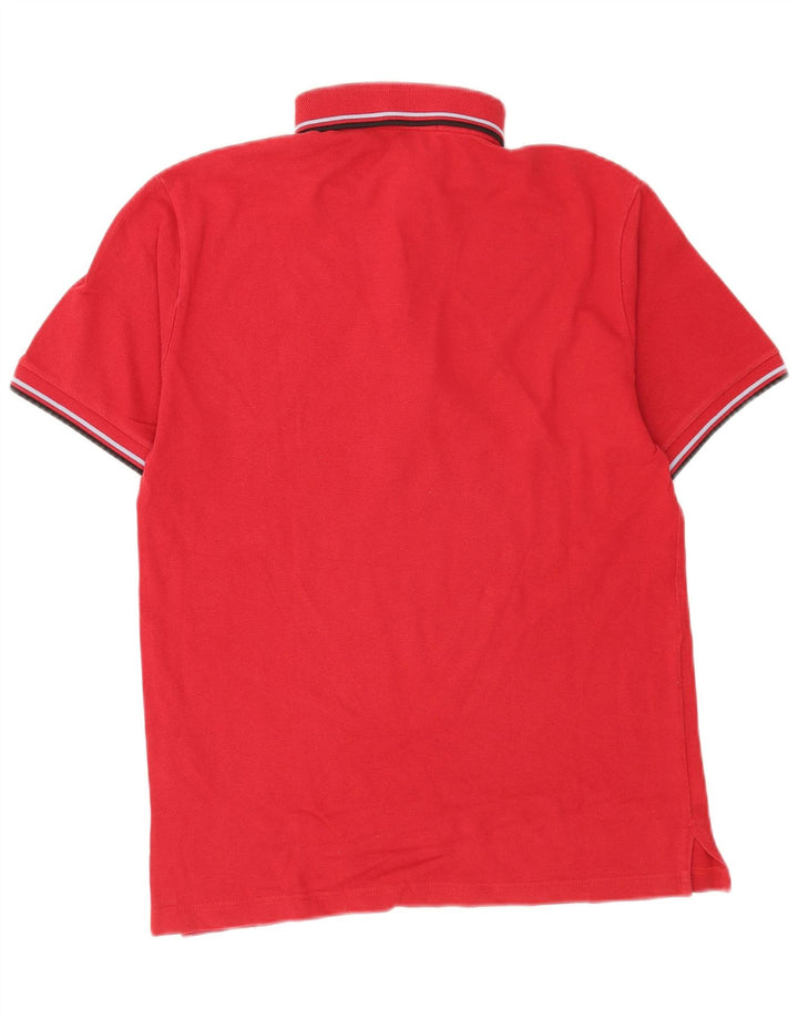 Мужская рубашка-поло Fred Perry, хлопок среднего красного цвета