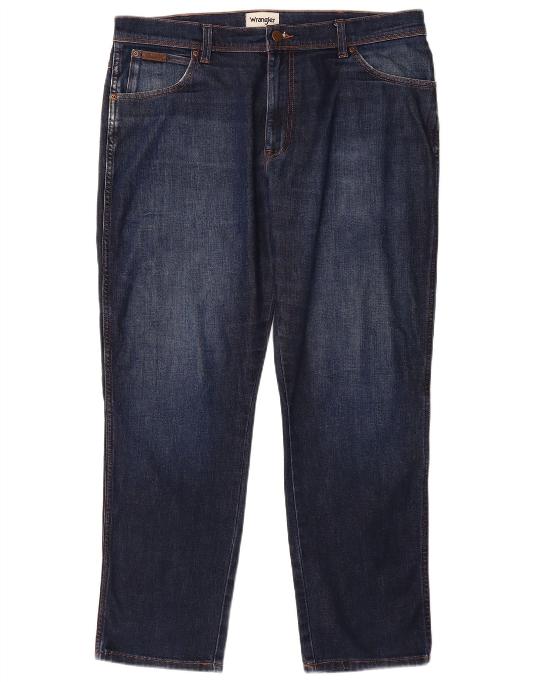 Мужские джинсы WRANGLER Texas Slim W36 L30, темно-синий, хлопок