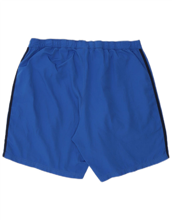 Мужские спортивные шорты Adidas XL синие из полиэстера