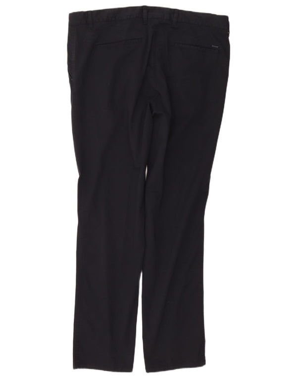 Мужские брюки-чиносы MASSIMO DUTTI Slim Fit EU 48 XL W36 L31 темно-синие