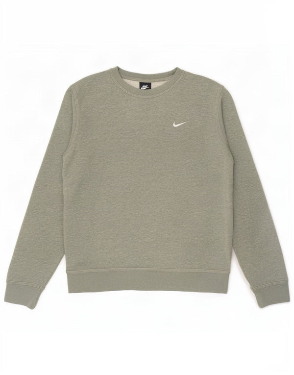 Nike Mens Sweatshirt Jumper Medium Grey Cotton