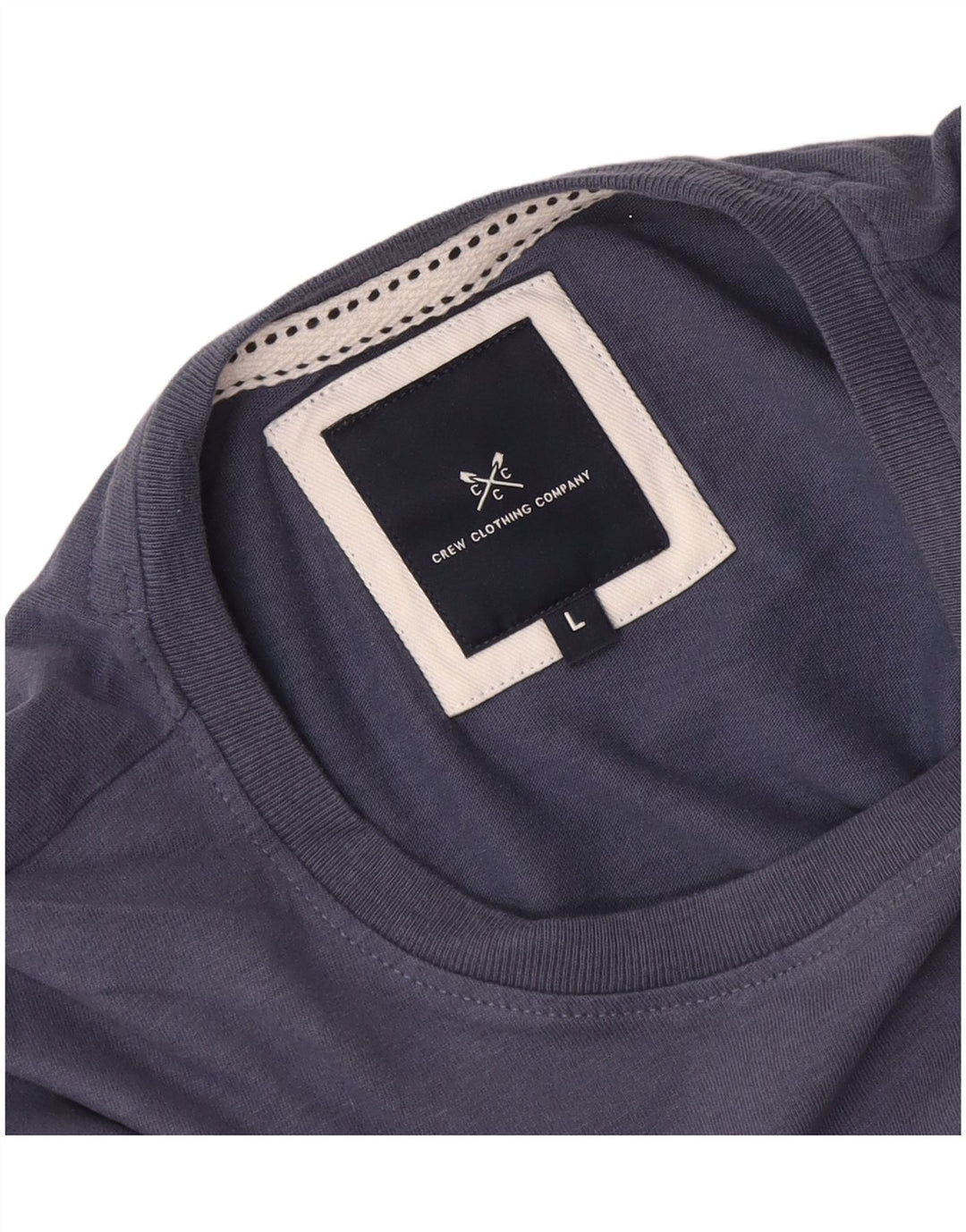 Мужская футболка Crew Clothing Top, большая синяя