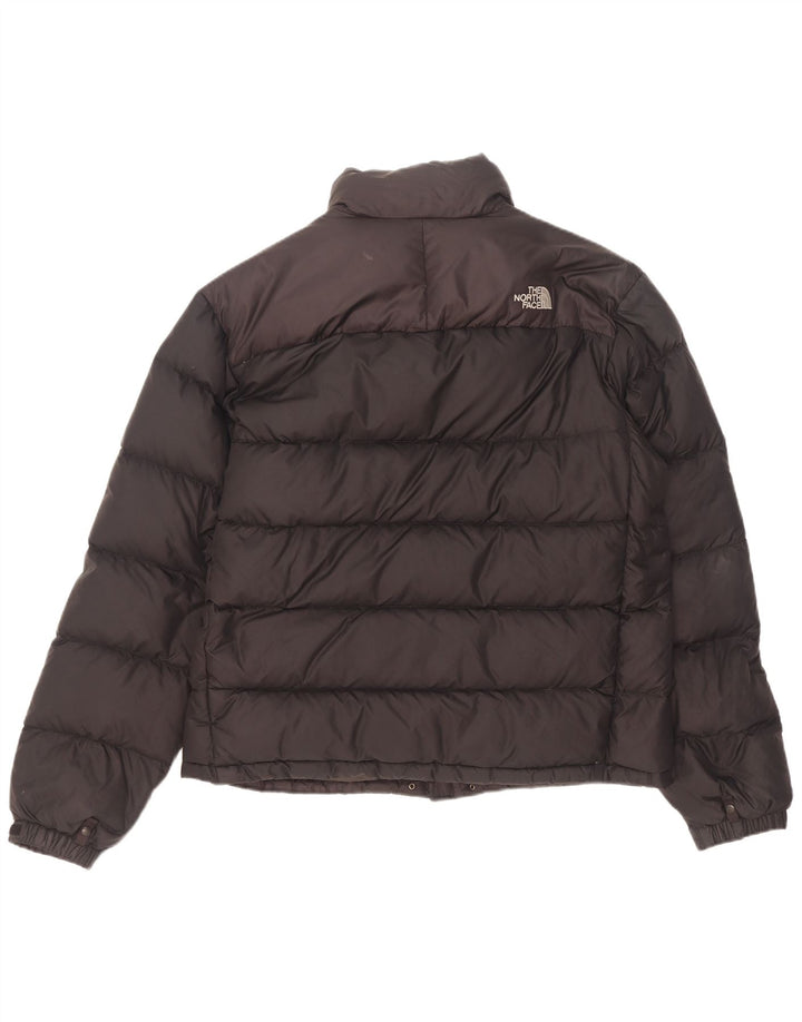 Мужская стеганая куртка The North Face UK 38, средний черный нейлон с цветными блоками