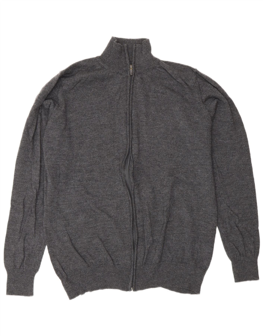 Мужской кардиган Zara XL, серый шерстяной свитер