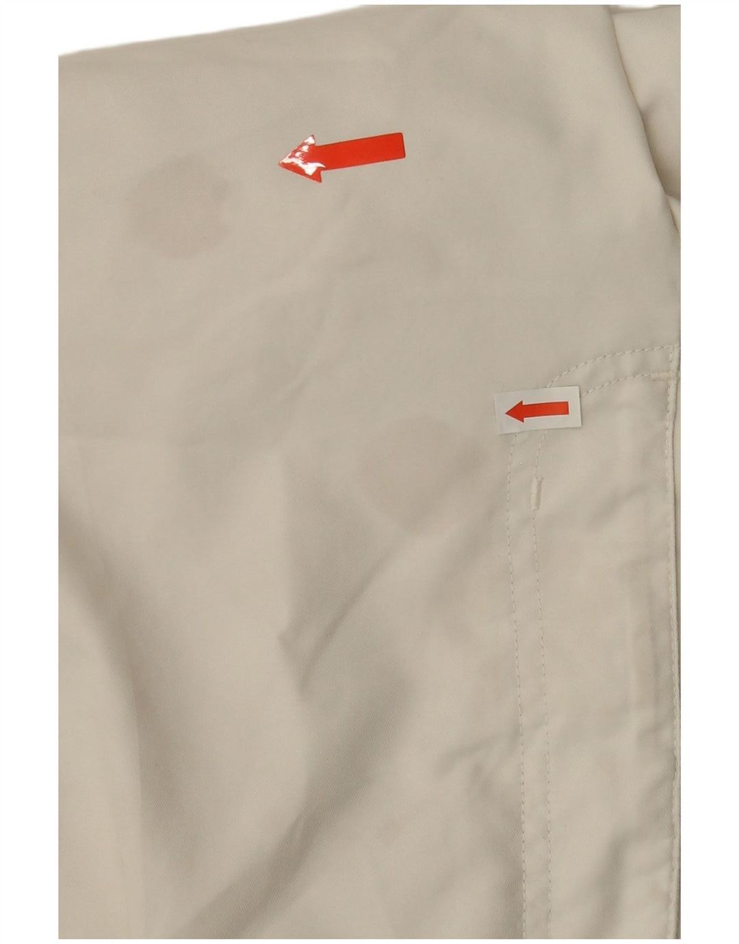 NIKE Mens Pegged Chino Shorts XL W40 White Polyester
