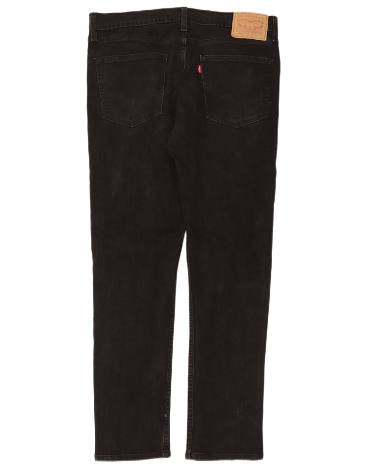 Мужские джинсы Levi's 511 Slim W36 L32, черный хлопок