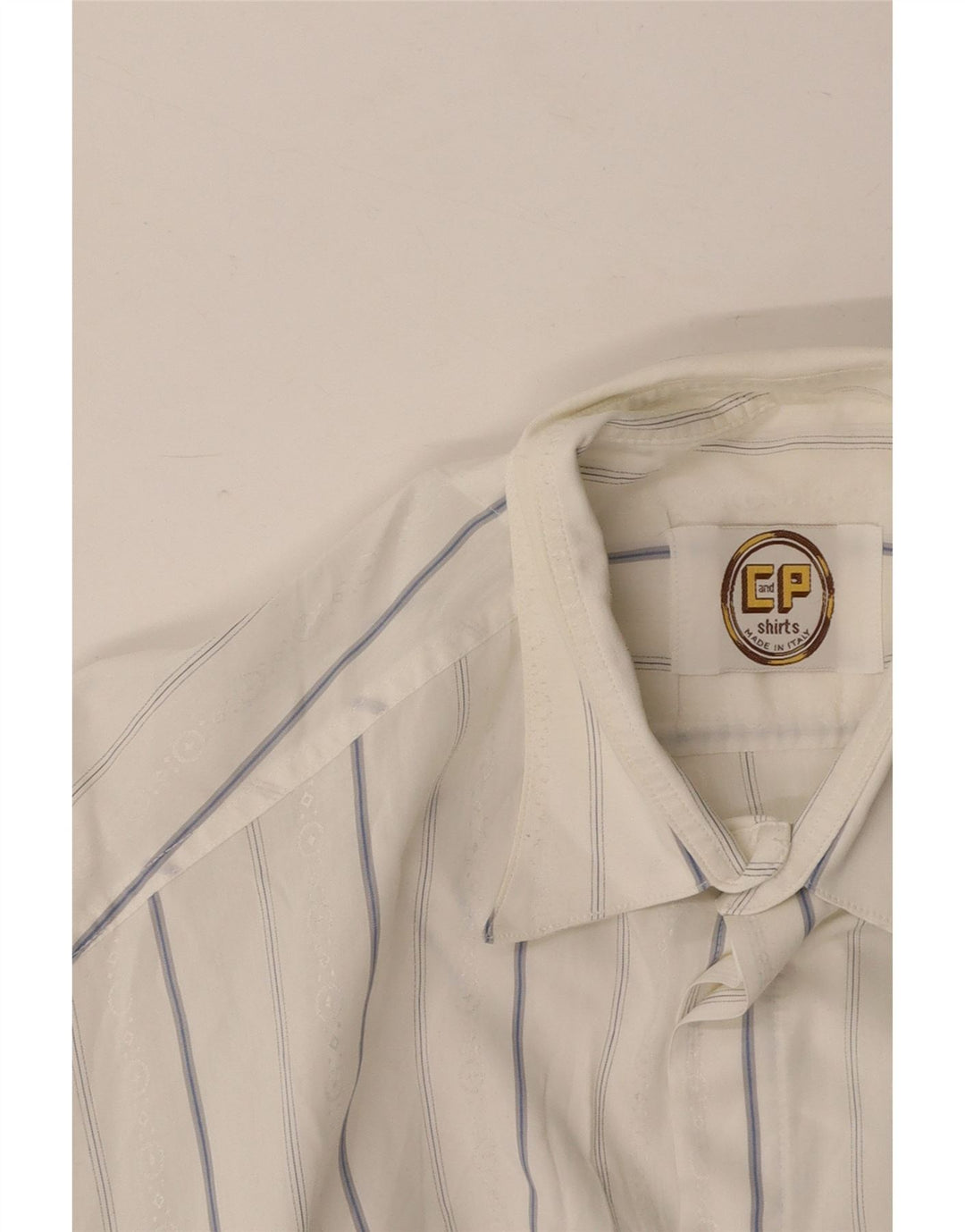 Мужская рубашка VINTAGE, большая белая полоска